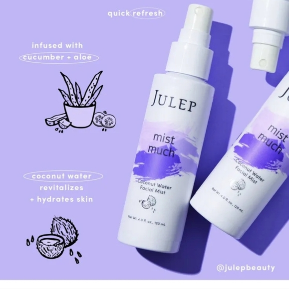 Julep "Mist Much" Coconut Water Facial Mist 4oz New and sealed - Picture 2 of 5